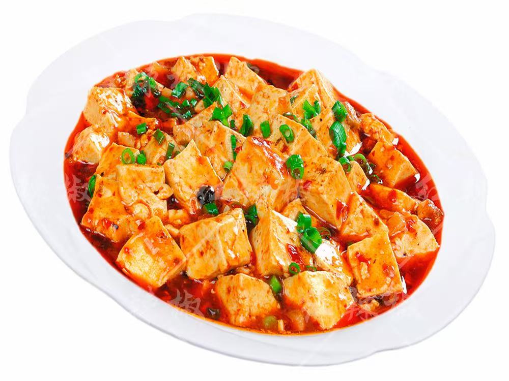 Mapo tofu with chilli sauce